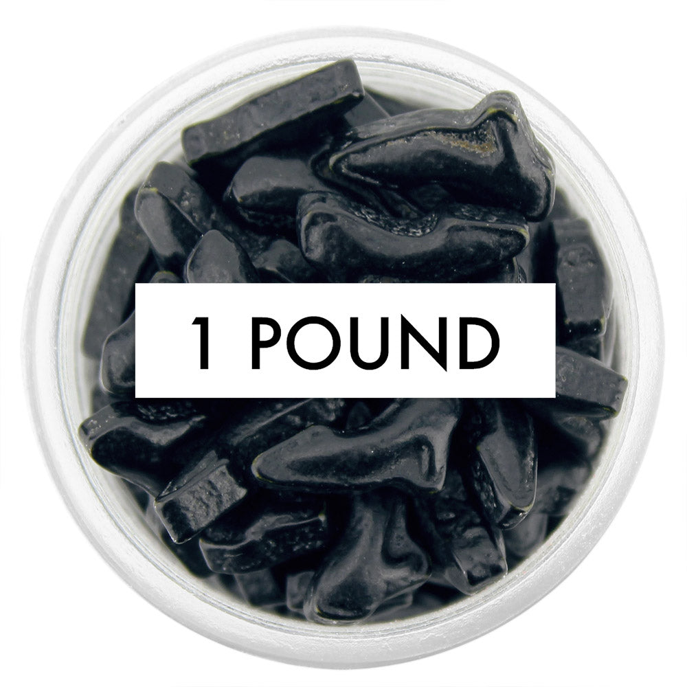 Black High Heel Candy Sprinkles 1 LB