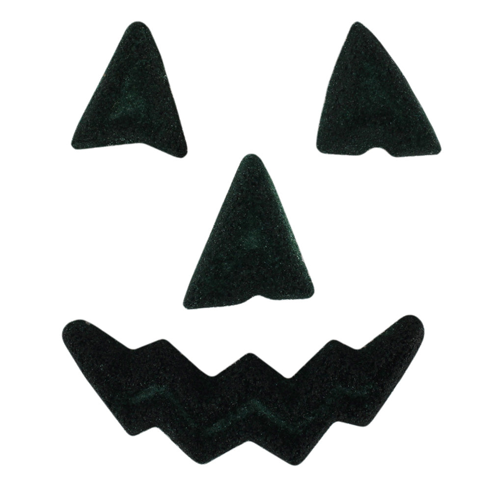 Black Jack-O-lantern Face Sugars