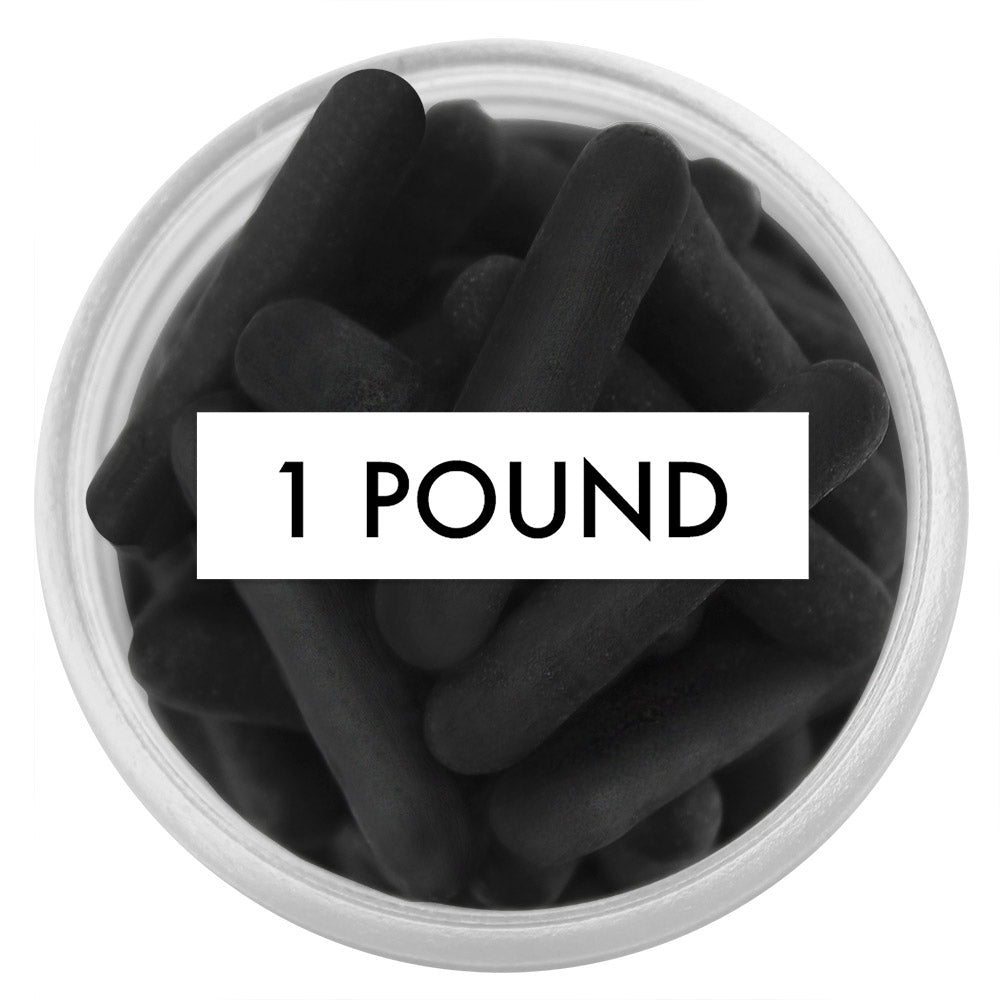 Matte Black Rod Sprinkles 1 LB