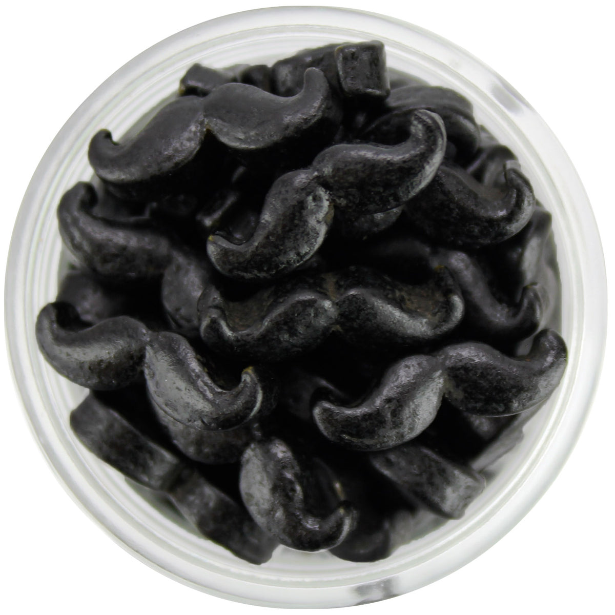 Black Mustache Candy Sprinkles