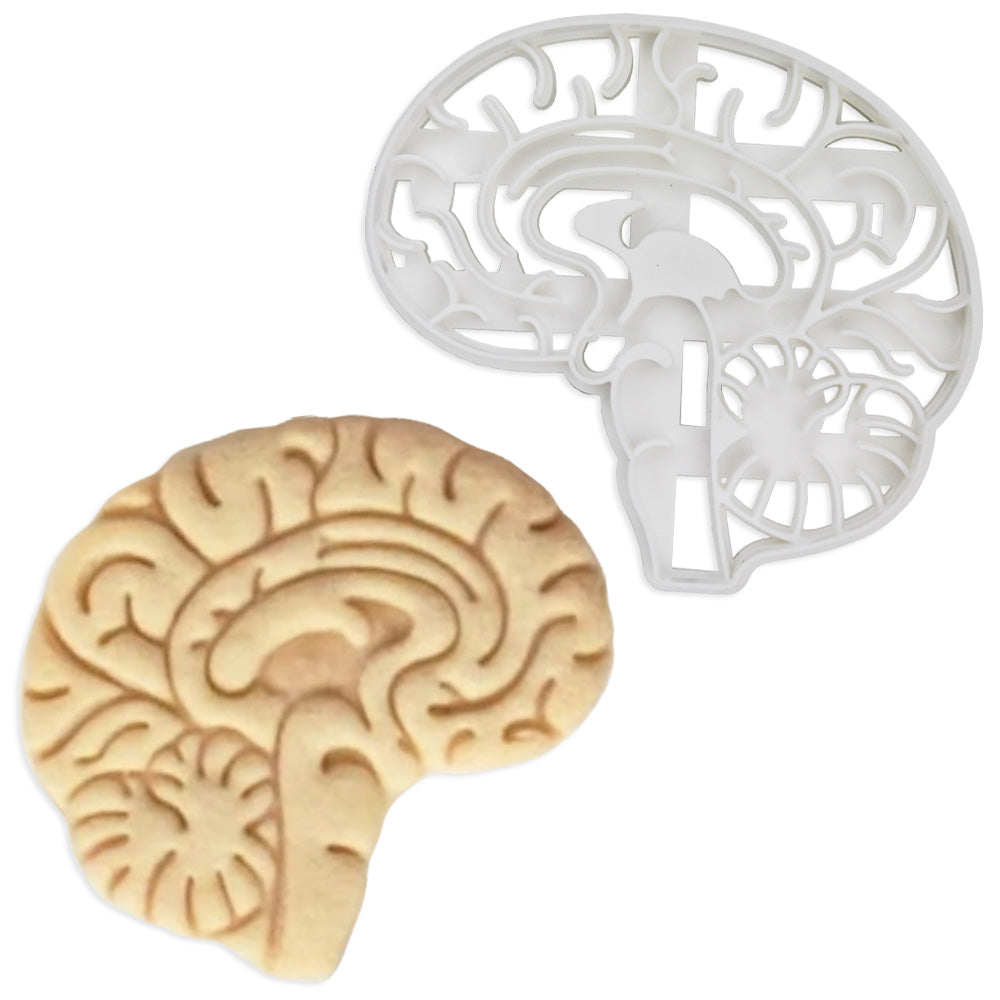 Brain Embossing Cookie Cutter