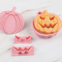 Create A Face Jack-O-Lantern Stamping Cookie Cutter Set