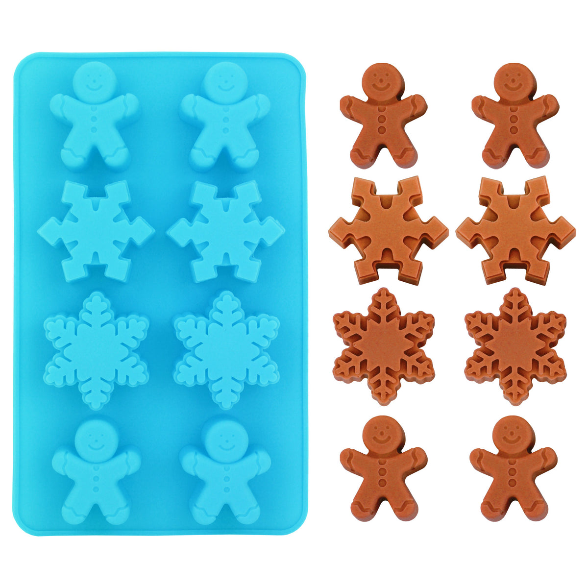 Gingerbread Snowflake Silicone Mold