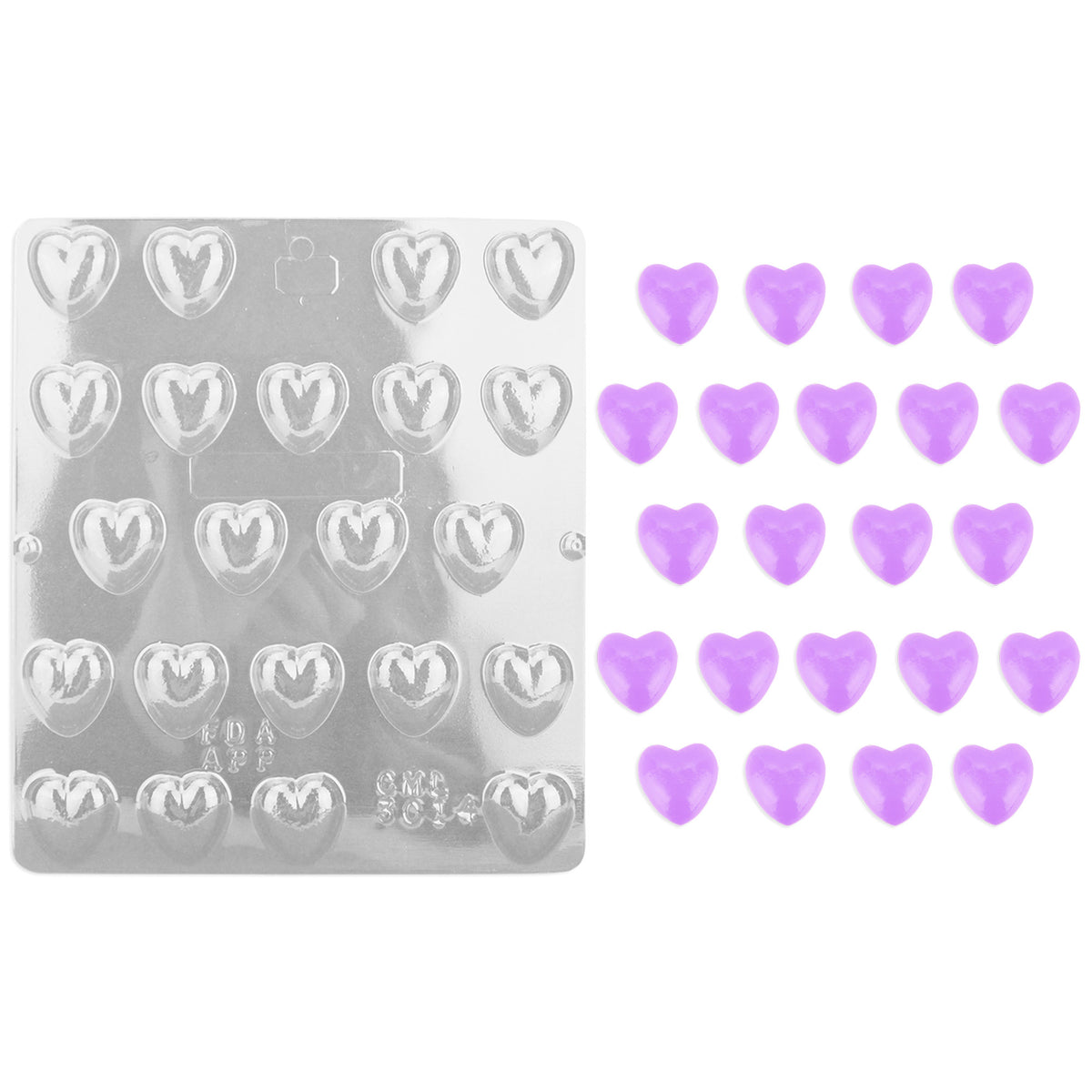 Heart Chocolate Mold 1.5"