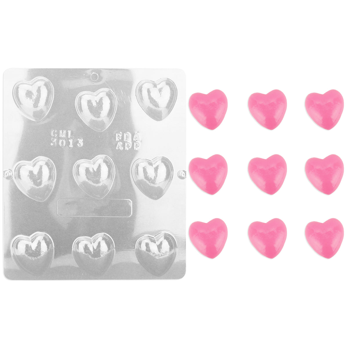 Heart Chocolate Mold 1"