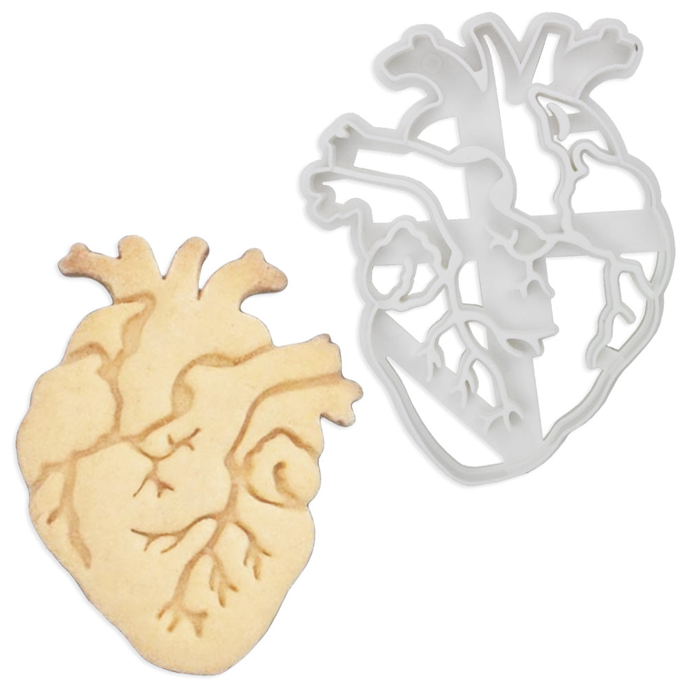 Human Heart Embossing Cookie Cutter