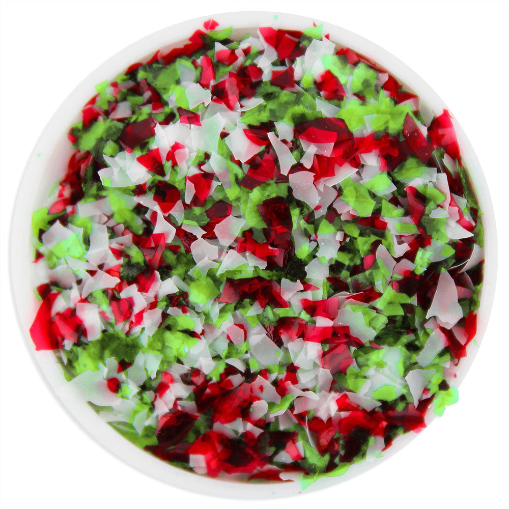 Holly Berry Edible Glitter Flakes