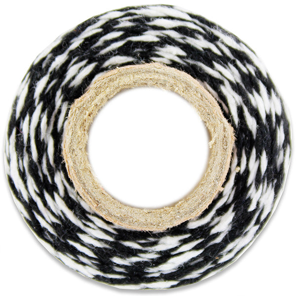 Black Striped Bakers Twine