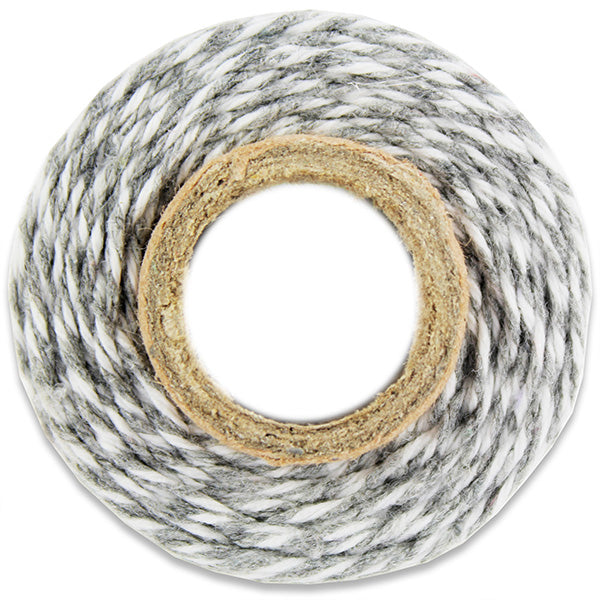 Gray Striped Bakers Twine