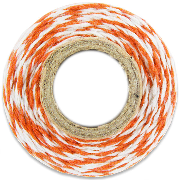 Orange Striped Bakers Twine