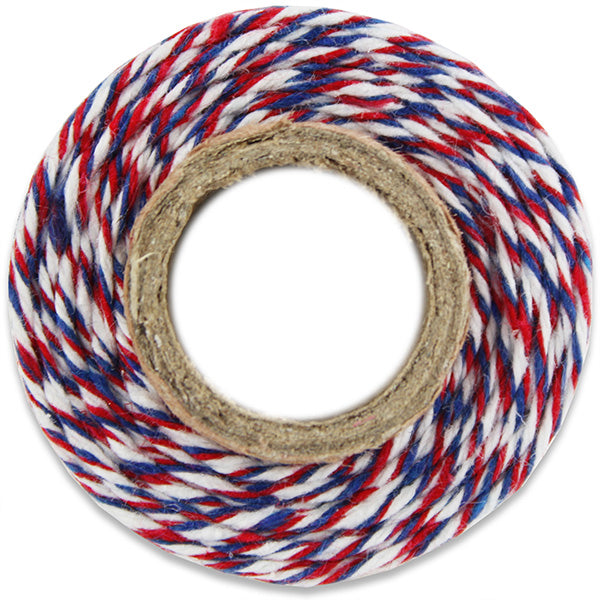 Patriotic Striped Bakers Twine