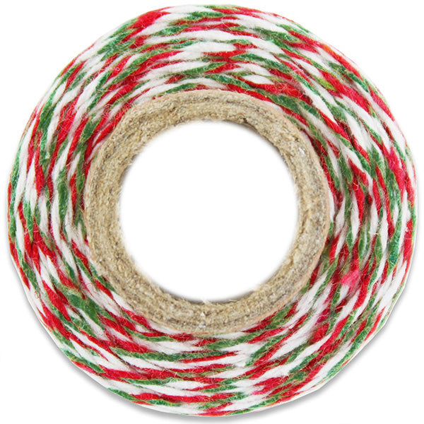 Christmas Striped Bakers Twine