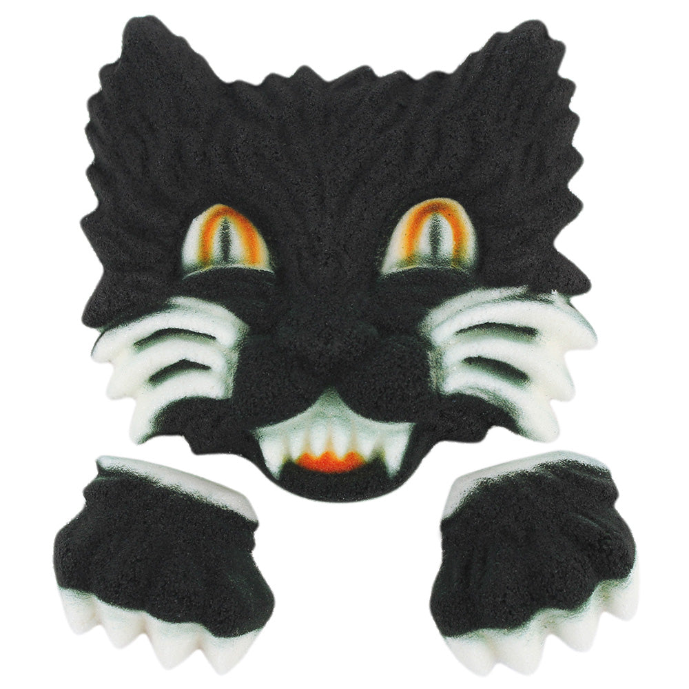 Large Black Claw Cat Face Sugar