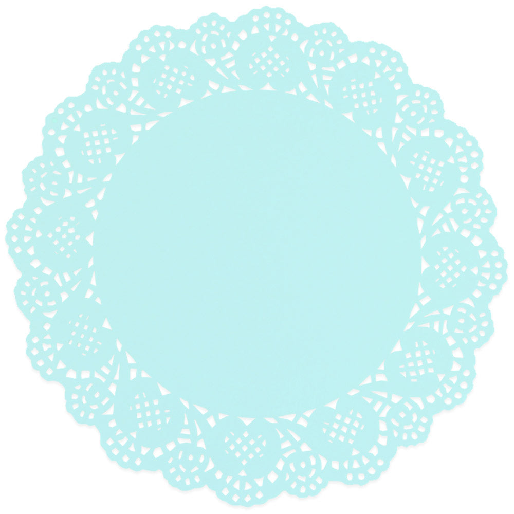 Light Blue Paper Doily 7.5"