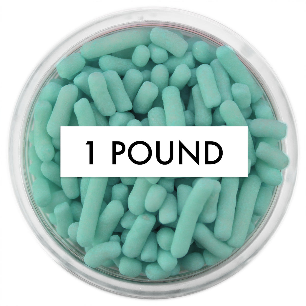 Light Sea Green Jimmies 1 LB