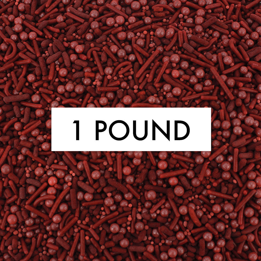 Maroon Sprinkle Blend 1 LB