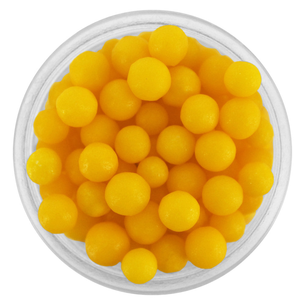 Matte Golden Yellow Sugar Pearls 5-6MM