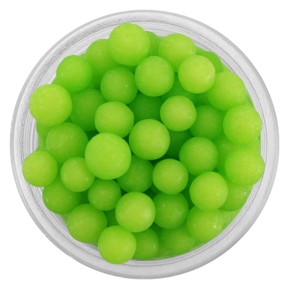 Matte Lime Green Sugar Pearls 5-6MM