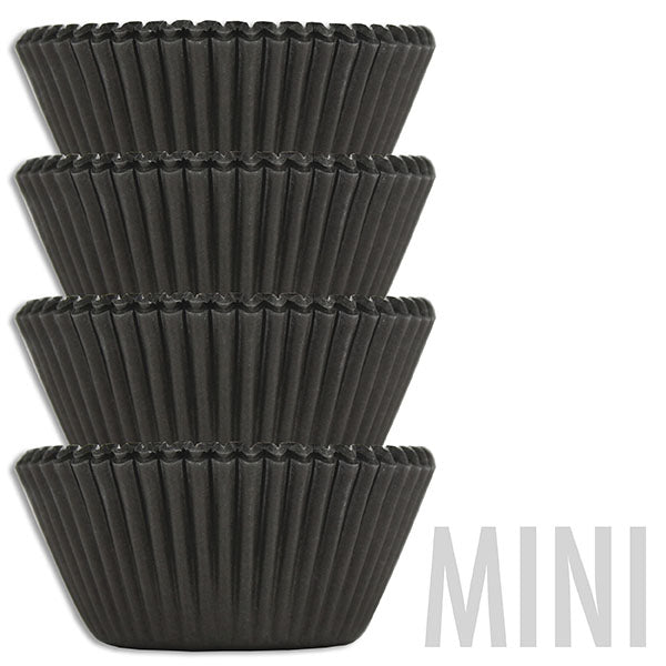 Mini Black Baking Cups