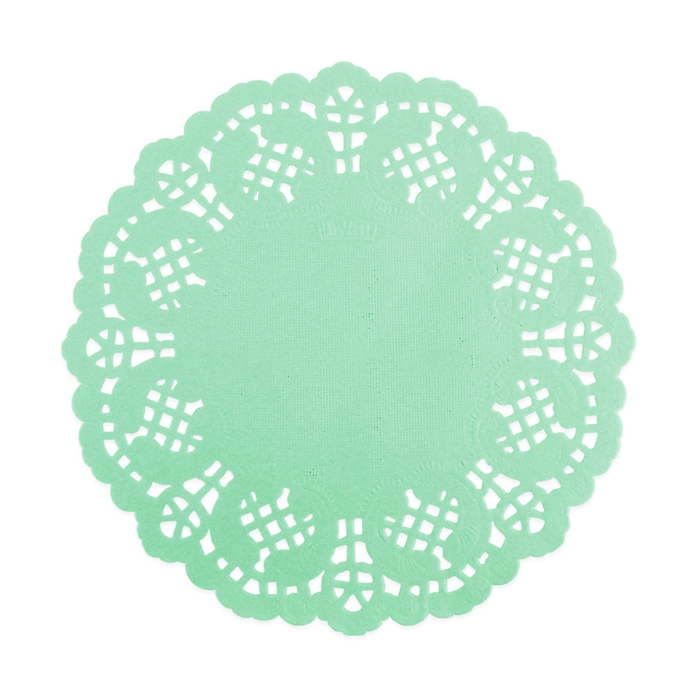 Mint Green Paper Doily 5.5"