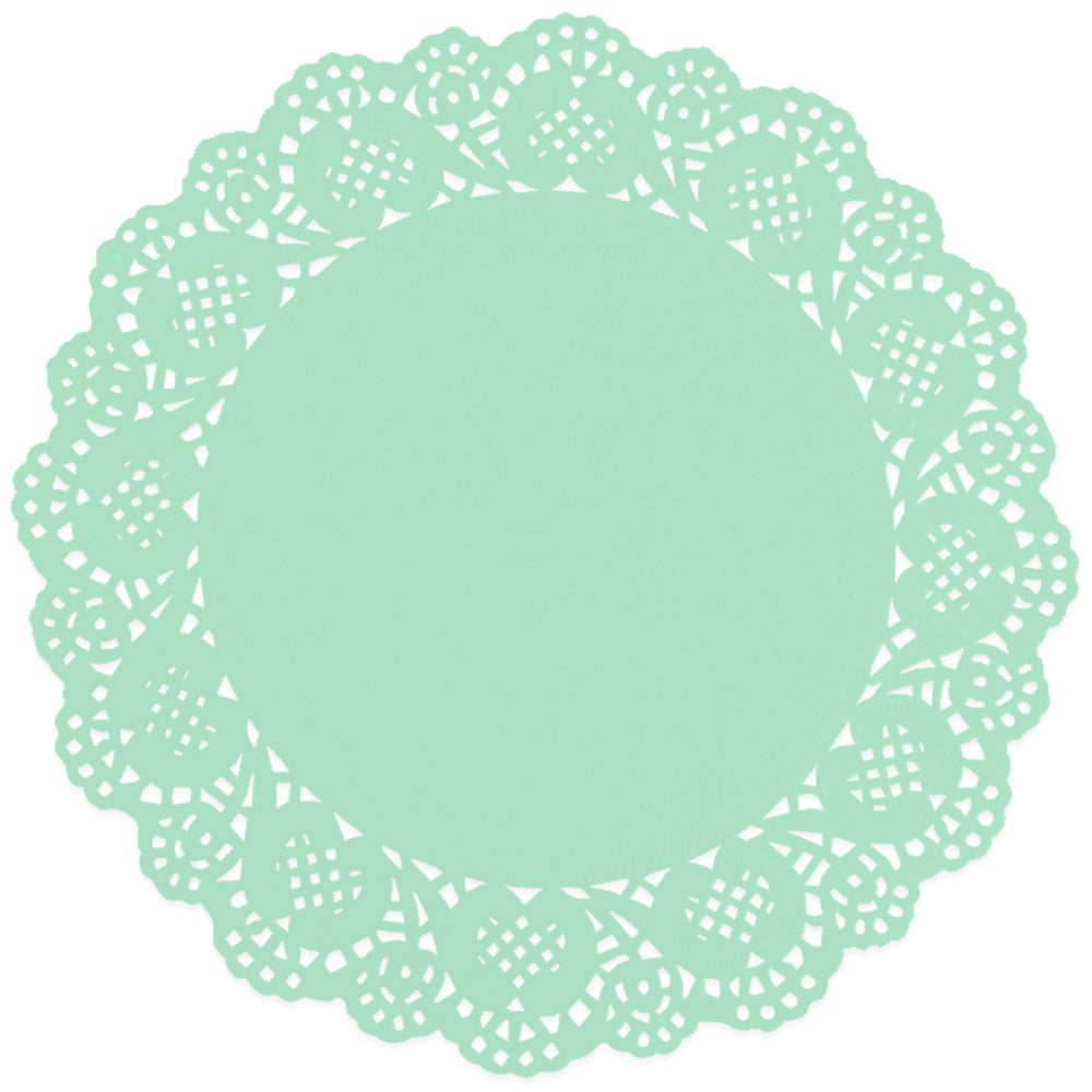 Mint Green Paper Doily 7.5"