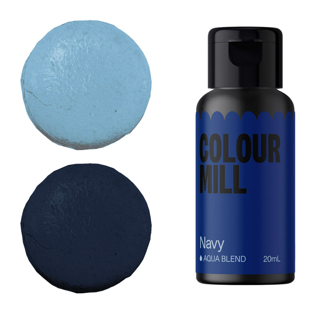 Navy Blue Colour Mill Water Based Food Coloring