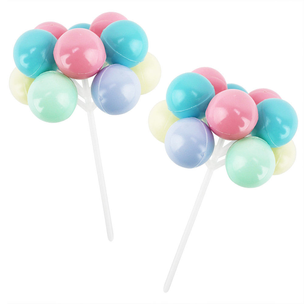 Pastel Balloon Picks