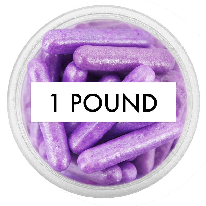 Pearly Purple Rod Sprinkles 1 LB