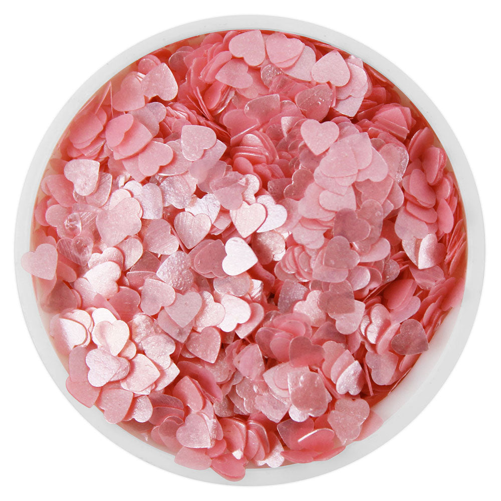 Pink Heart Edible Glitter – Layer Cake Shop