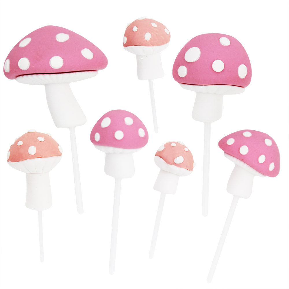 Pink Mushroom Picks