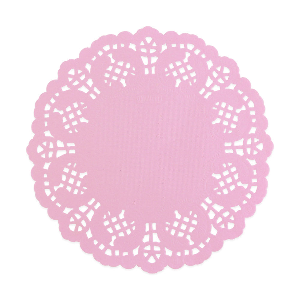 Pink Paper Doily 5.5"