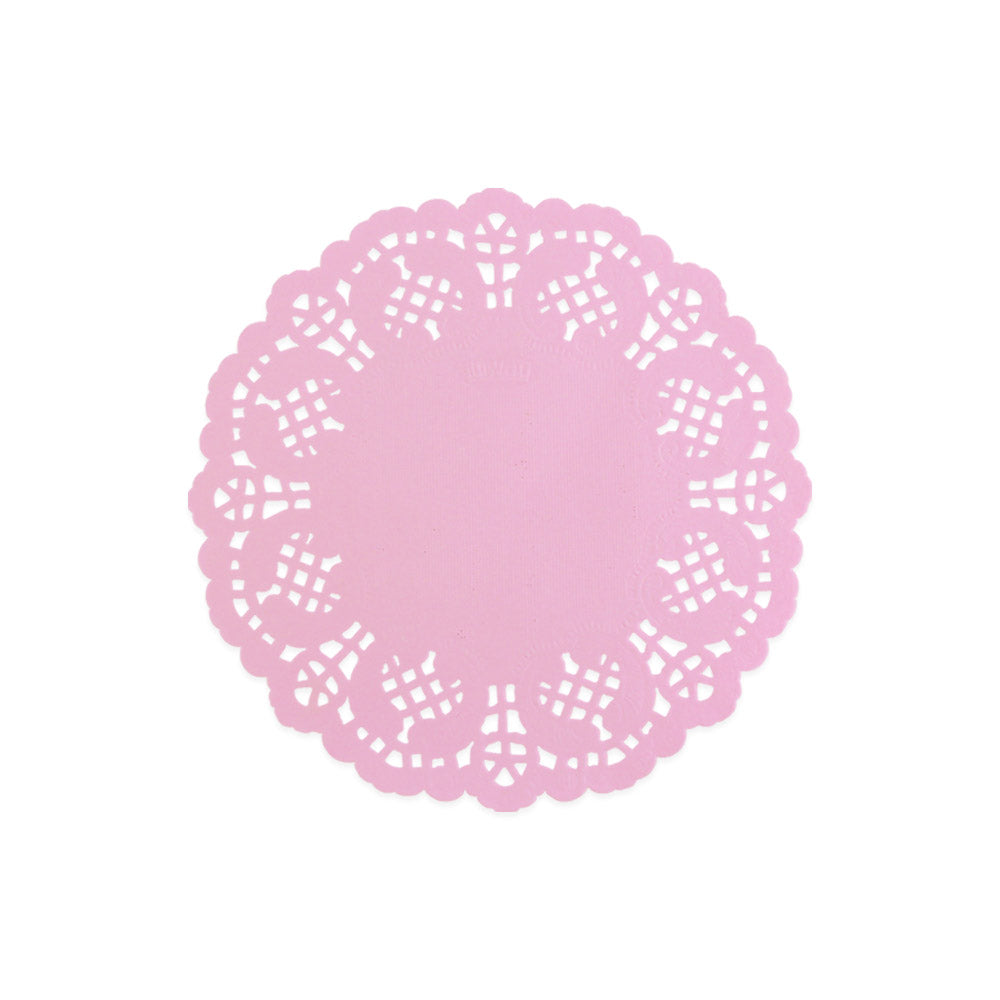 Pink Paper Doily 3.5"