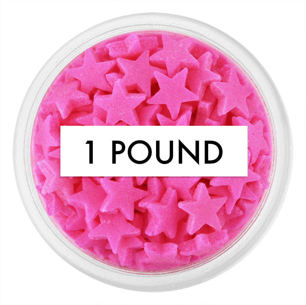 Pink Star Sprinkles 1 LB