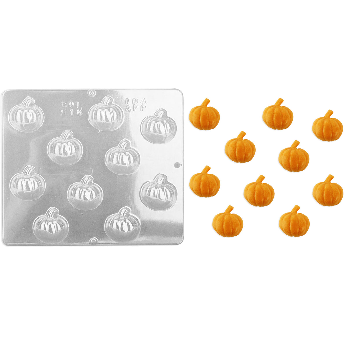 Pumpkin Chocolate Mold 1.75"