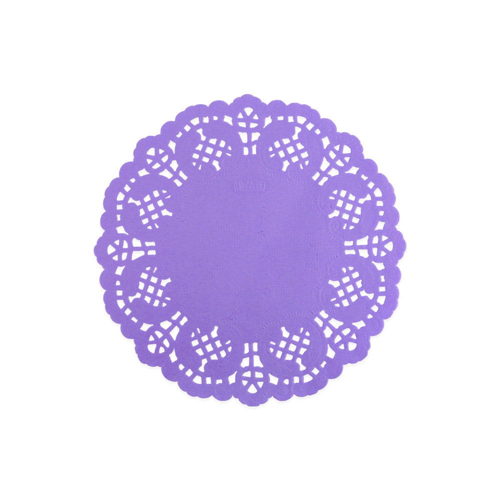 Purple Paper Doily 3.5"