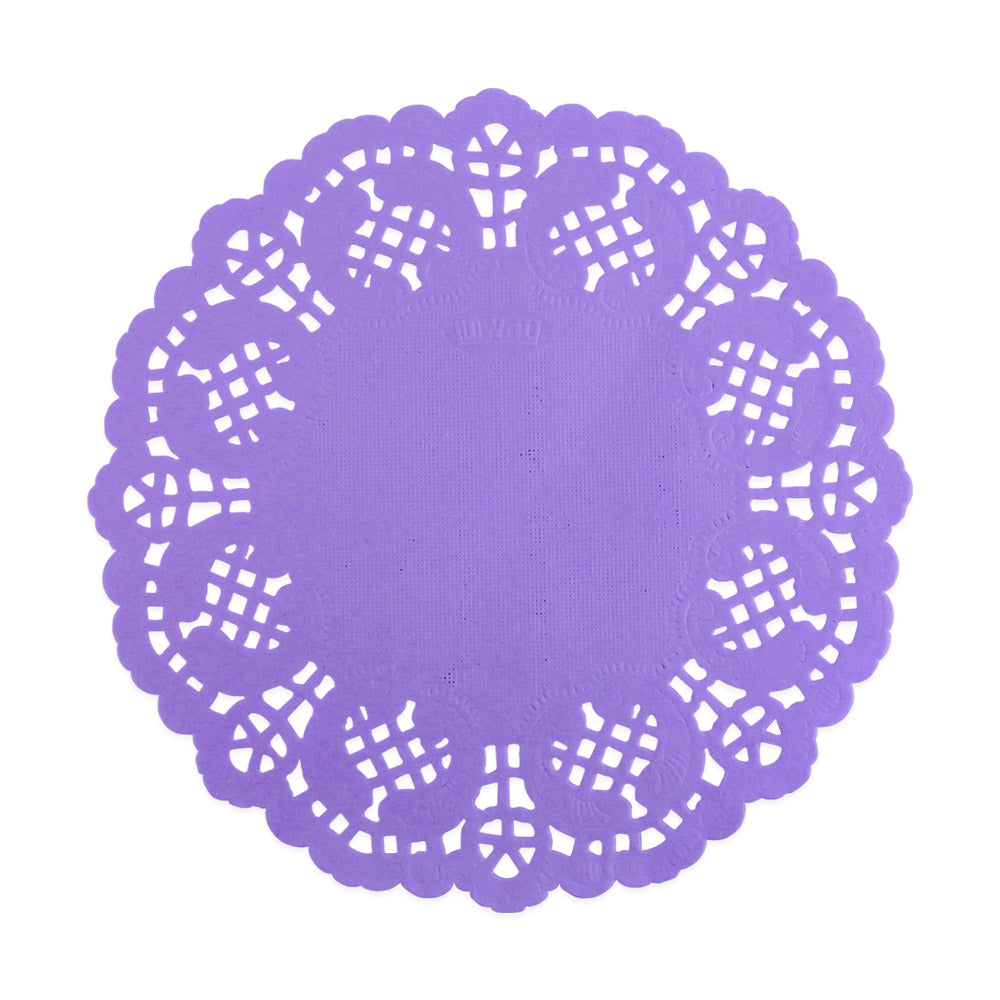 Purple Paper Doily 5.5"