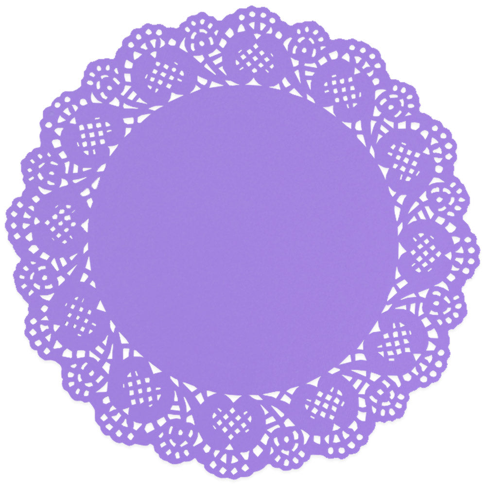 Purple Paper Doily 7.5"