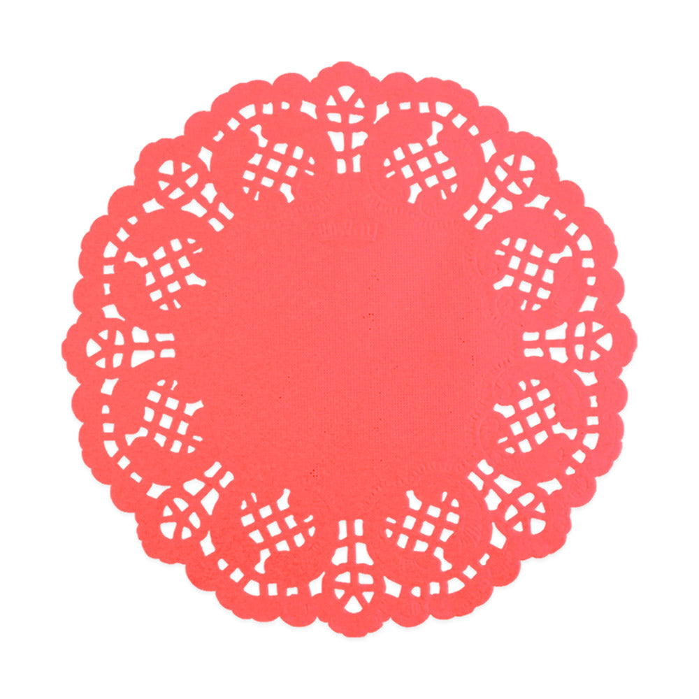 Red Paper Doily 5.5"