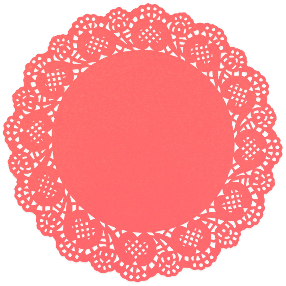 Red Paper Doily 7.5"