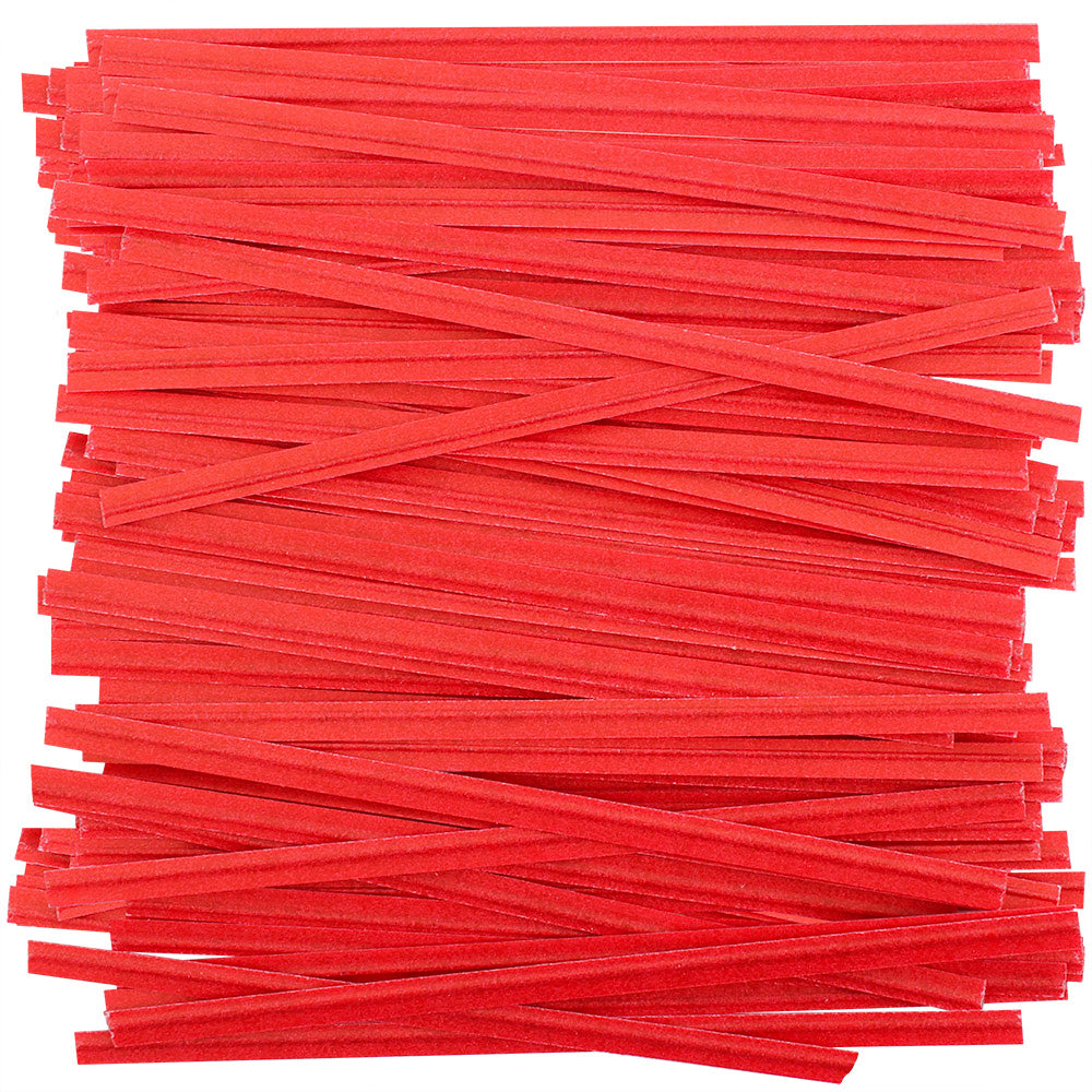 Red Paper Twist Ties