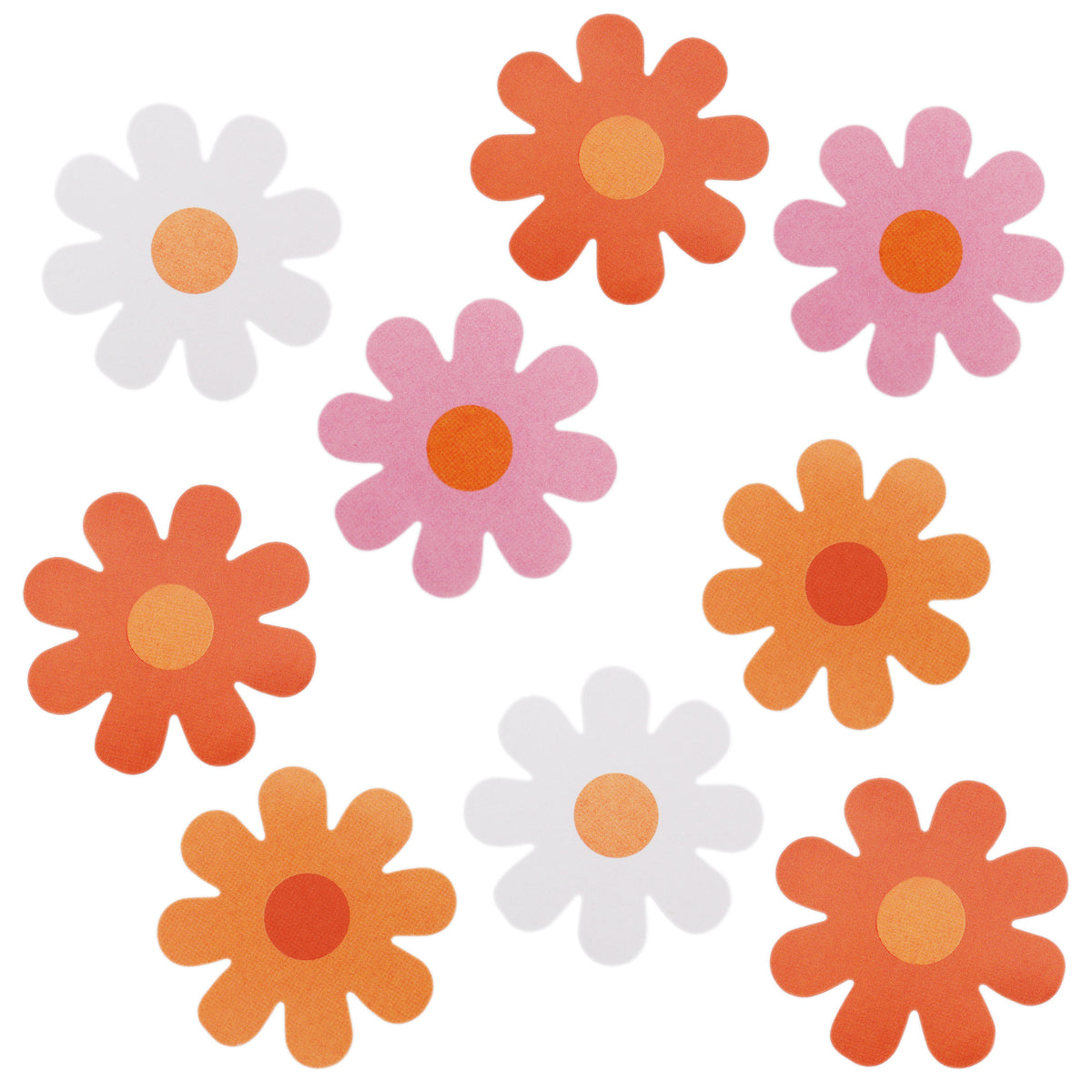 Retro Daisy Stickers