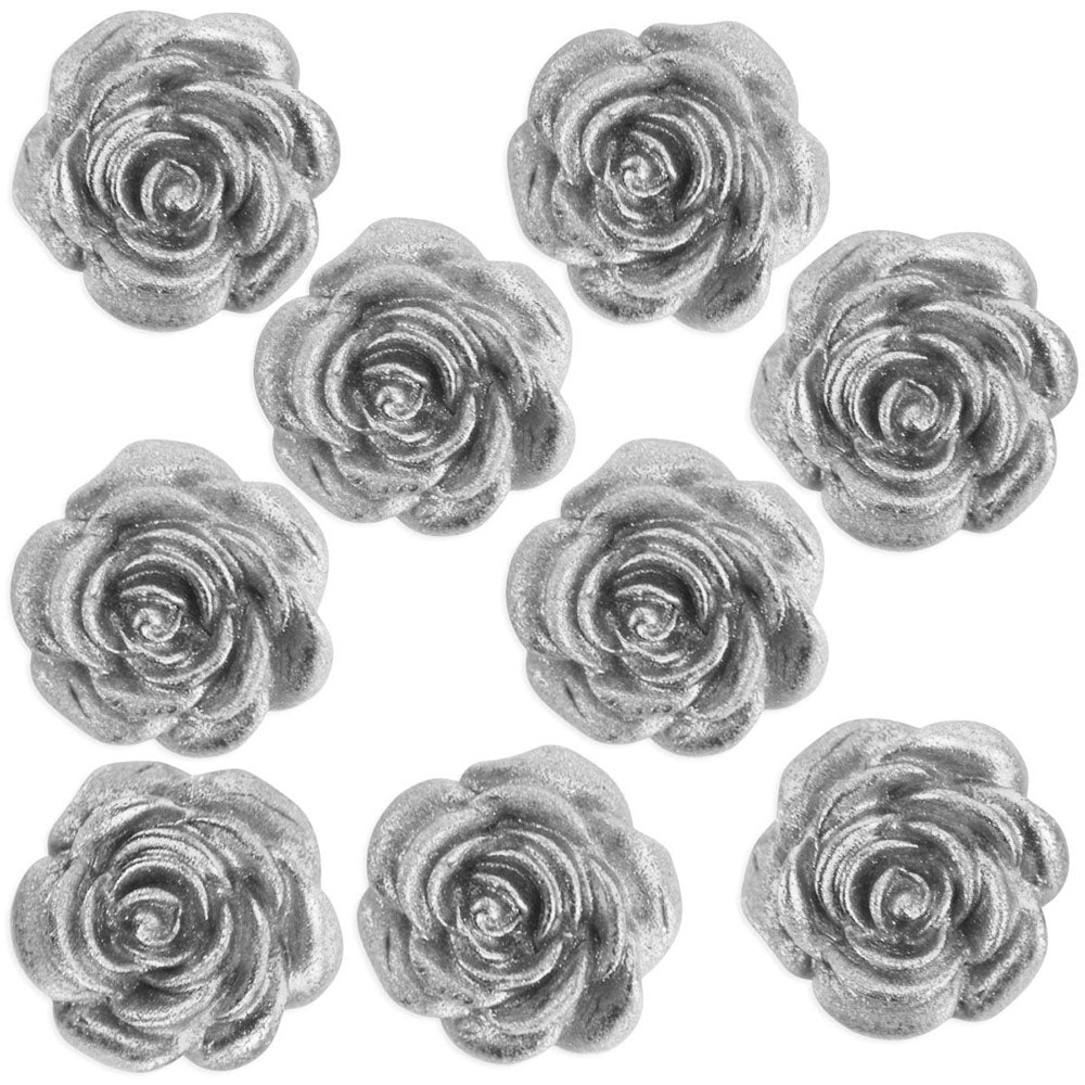 Silver Fondant Tea Roses