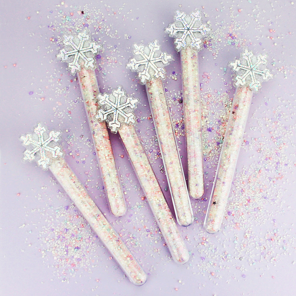 Snowflake Fairy Sprinkle Wand Set