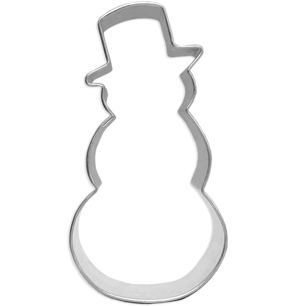 Snowman With Hat Cookie Cutter