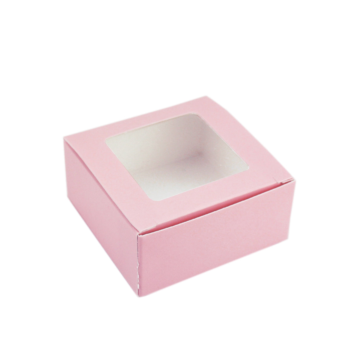 Square Light Pink Window Candy Truffle Box