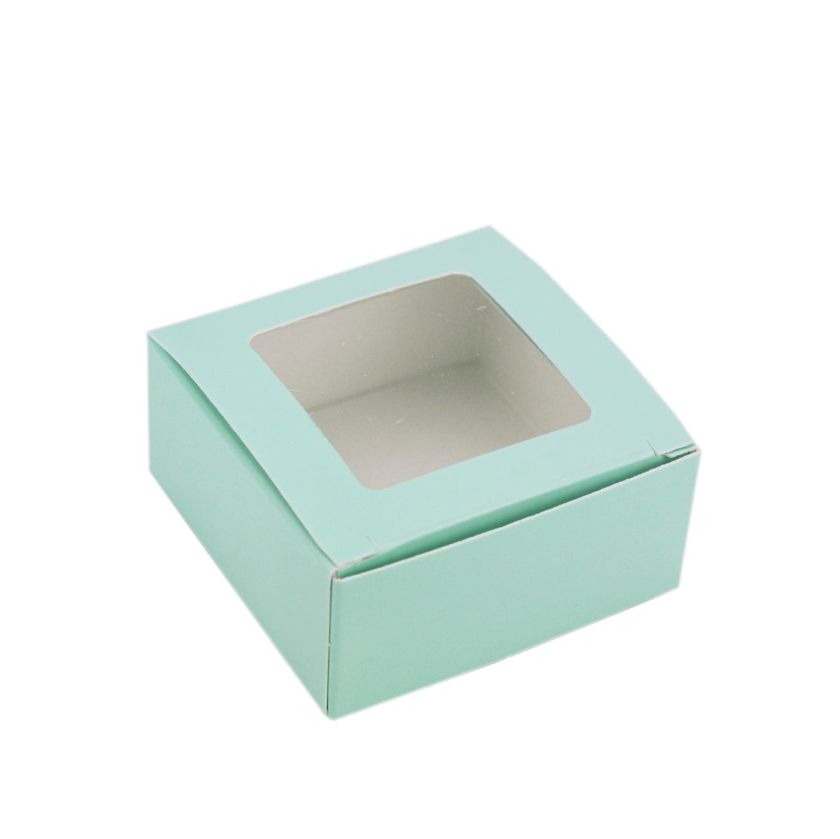 Square Mint Green Window Candy Truffle Box