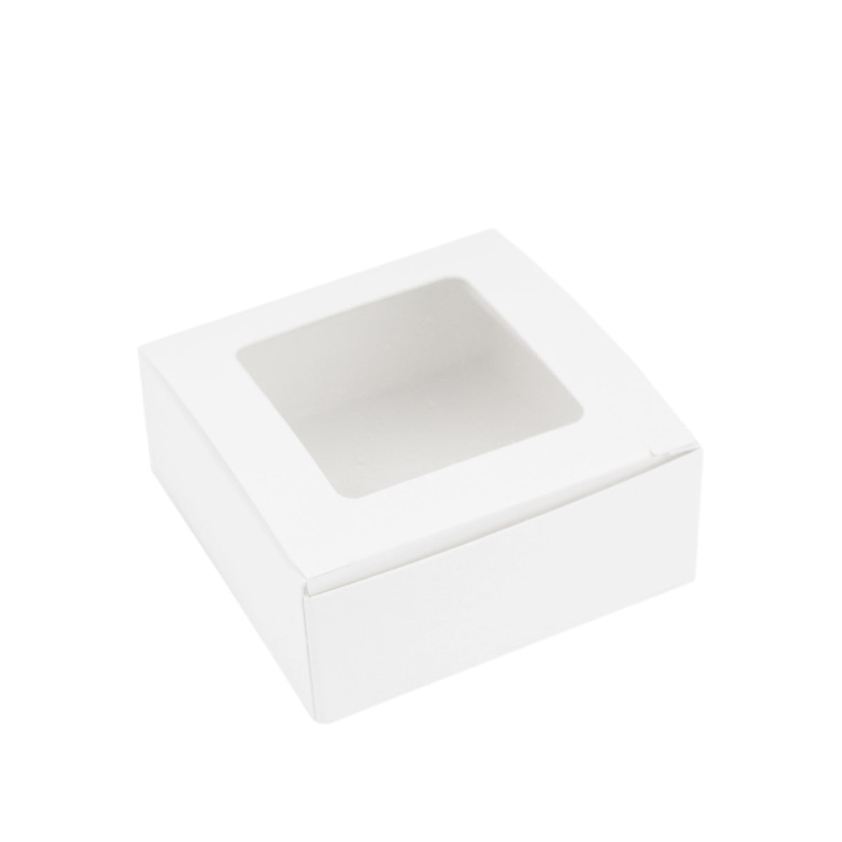 Square White Window Candy Truffle Box