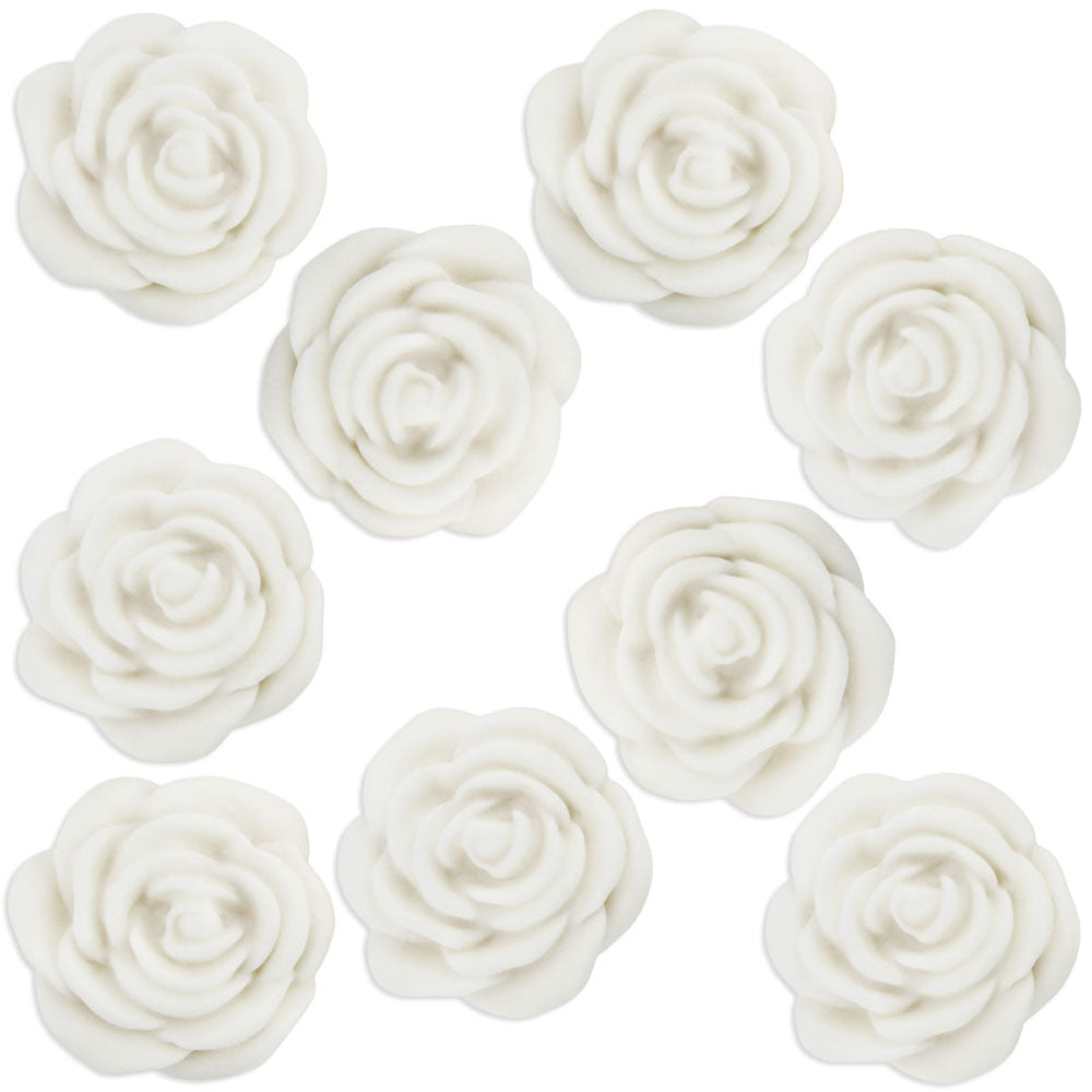 White Fondant Tea Roses