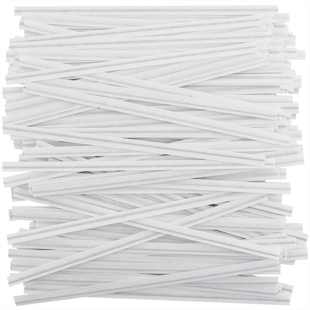 White Paper Twist Ties