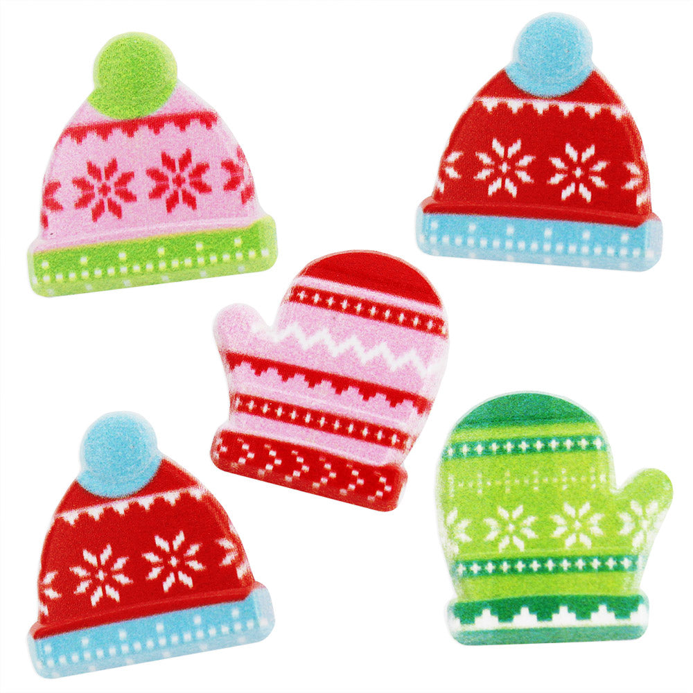 Winter Hat & Mittens Ring Toppers